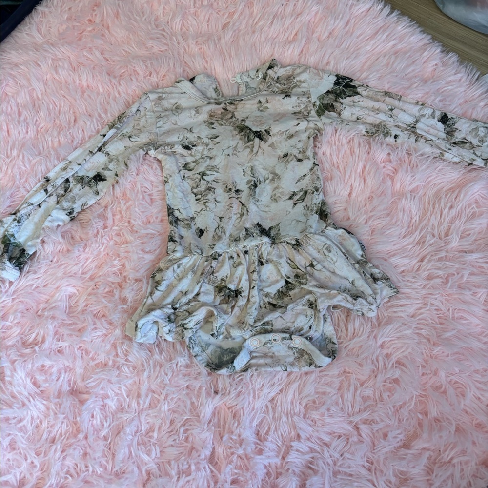 Little Bum Bums Floral Baby Romper